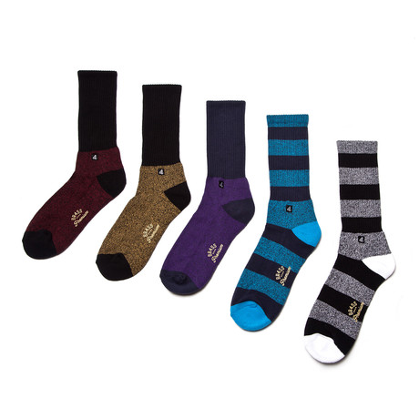 Mixed Media Sock Combo // Set of 5