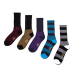 Mixed Media Sock Combo // Set of 5