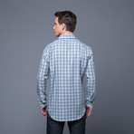 Gingham Shirt // Navy + Green (US: 15/32-33)