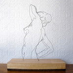 Wire Sculpture // Morning Pose