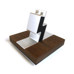 The Dock for iPhone 5S/6 // Walnut (Black)