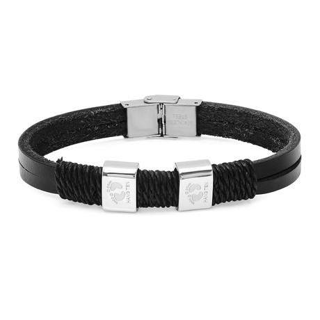 Branded Leather Bracelet