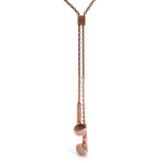 Earbud Necklace (18 Carat Yellow Gold)