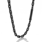 1/4" Audio Necklace (Black Ruthenium)