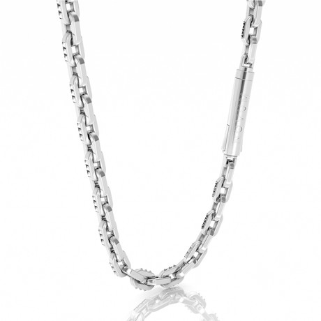 1/4" Audio Necklace (Black Ruthenium)