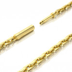 1/4" Audio Necklace (Black Ruthenium)