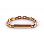 1/4" Audio Bracelet // 8"Length (18 Carat Yellow Gold)