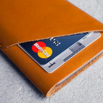 Leather Wallet Sleeve // Tan