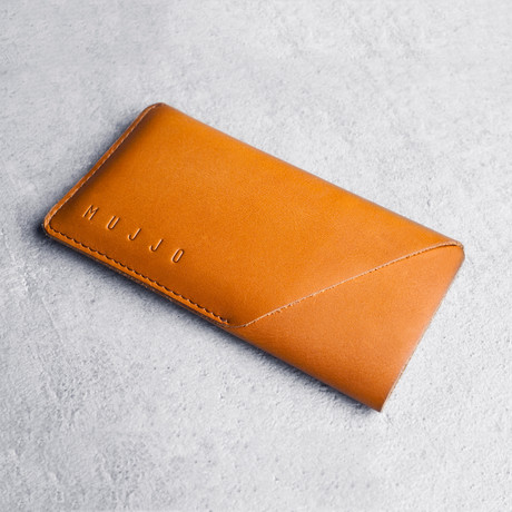 Leather Wallet Sleeve // Tan