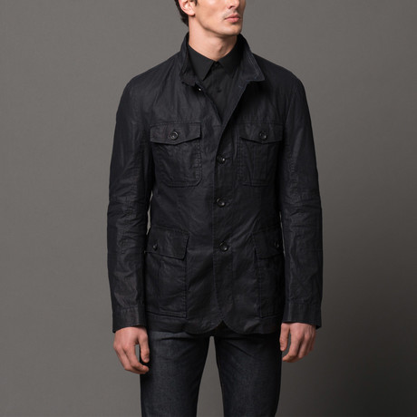 Vandam Waxed Utility Jacket (L) - Fashion Clearance - Touch of Modern