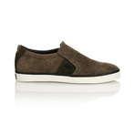 Vento Slip On // Grey + Olive (US: 7)