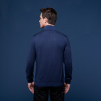 Vintage Merino Zip Jacket // Navy (Euro: 50)