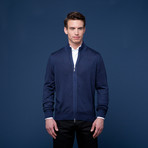 Vintage Merino Zip Jacket // Navy (Euro: 50)