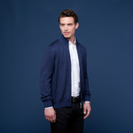 Vintage Merino Zip Jacket // Navy (Euro: 50)