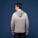 Snowflake Cashmere Zip Hoodie // Tan (Euro: 50)