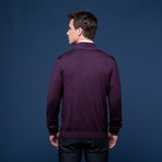 Vintage Merino Zip Jacket // Wine (Euro: 50)