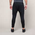 Double Decker French Terry Jogger // Black (XL)