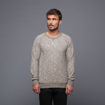 Rusty Crew Neck Sweater // Oatmeal (M)