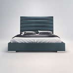 Prince Bed // Summer Blue (Cal King: 89"L x 78"W x 61"H)