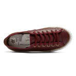 Leather Center Low Top // Oxblood (US: 9.5)