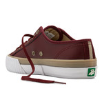 Leather Center Low Top // Oxblood (US: 8)