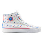 PF Flyers // Center Hi // White Print (US: 9)