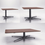 Hudson Low Table + High Coffee Table + Side Table // 3 Piece Set