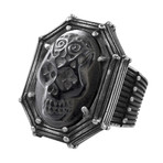 Day Of The Dead Skull Ring (Size: 9)