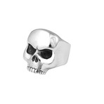 Small Half Skull Ring (Size: 5)