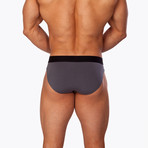 Hipster Brief // Graphite (Small (30"-32"))