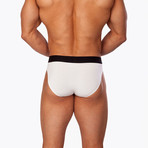 Hipster Brief // White (Large (38"-40"))