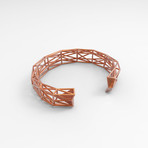 Thin Truss Cuff // Raw Bronze (Small)