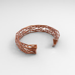 Thin Truss Cuff // Polished Bronze (Small)