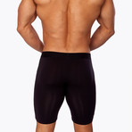 Boxer Brief 9 Inch Leg // Black (Small (30"-32"))