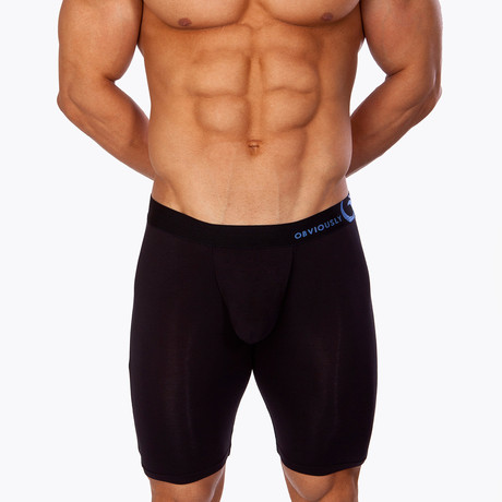 Boxer Brief 9 Inch Leg // Black (Small (30"-32"))