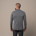 Brushed French Saquito Blazer // Charcoal (M)