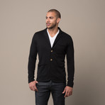 Brushed French Saquito Blazer // Black (XL)