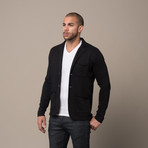 Brushed French Saquito Blazer // Black (XL)