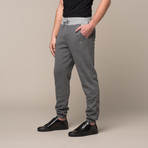 Sweatpant + Contrast Waistband // Charcoal (XL)