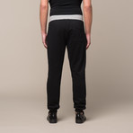 Sweatpant + Contrast Waistband // Black (M)