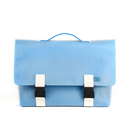 Kel Briefcase // Denim Blue