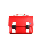 Kel Mini Briefcase // Big Red