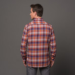 Slim French Seam Button Up // Peached Multicolor (S)