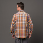Casual Flap Button Up // Amber Flannel (S)