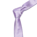 Lavender + White Striped Tie