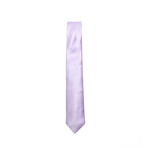 Lavender + White Striped Tie