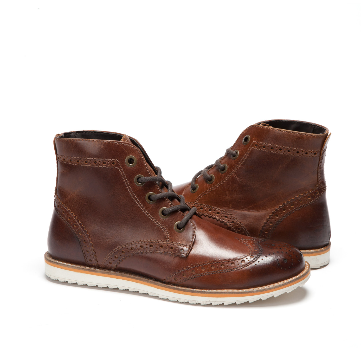 Crevo boardwalk wingtip leather on sale boot