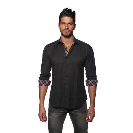 Thomas Button Up Shirt // Black (S)