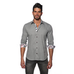 Thomas Button Up Shirt // Geo (L)