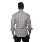 Thomas Button Up Shirt // Black + White (L)